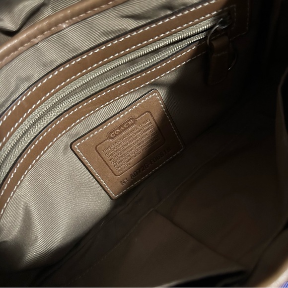 Vtg Coach Signature Soho bag Jaquard and Leather - Picture 5 of 6